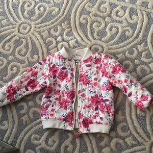 Osh Kosh girls floral jacket 4t